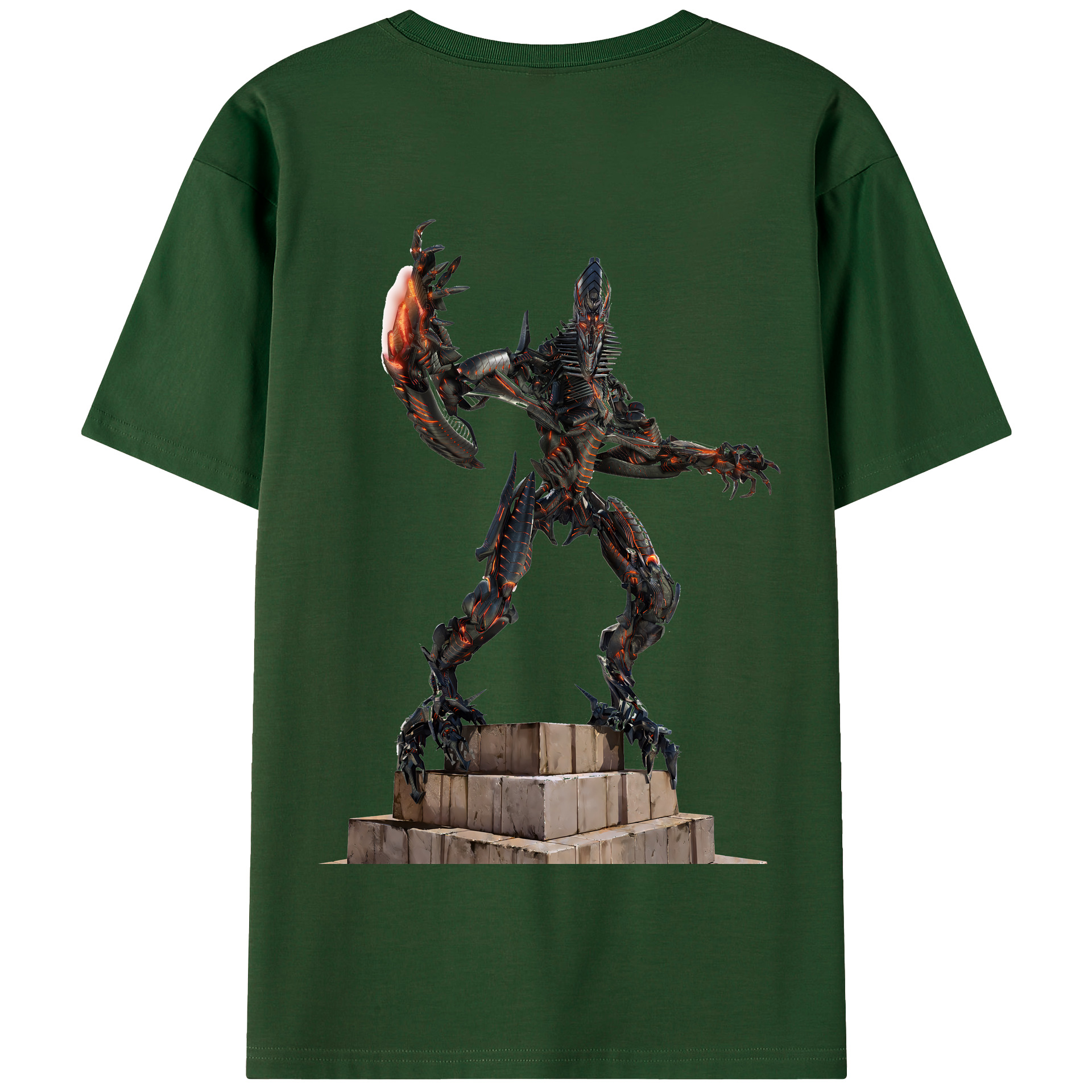 （画像用） Transformers トランスフォーマー 綿100％半袖Tシャツ（背面プリント）